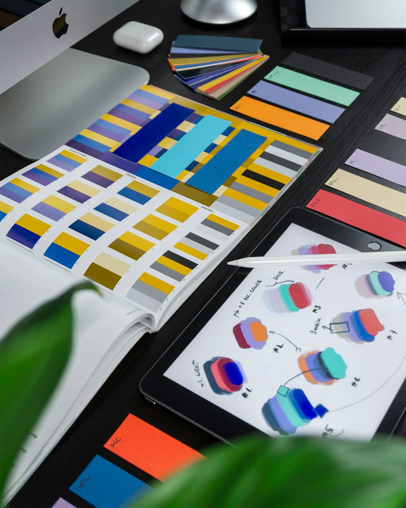 Color and design tools used when preparing graphics for SVG