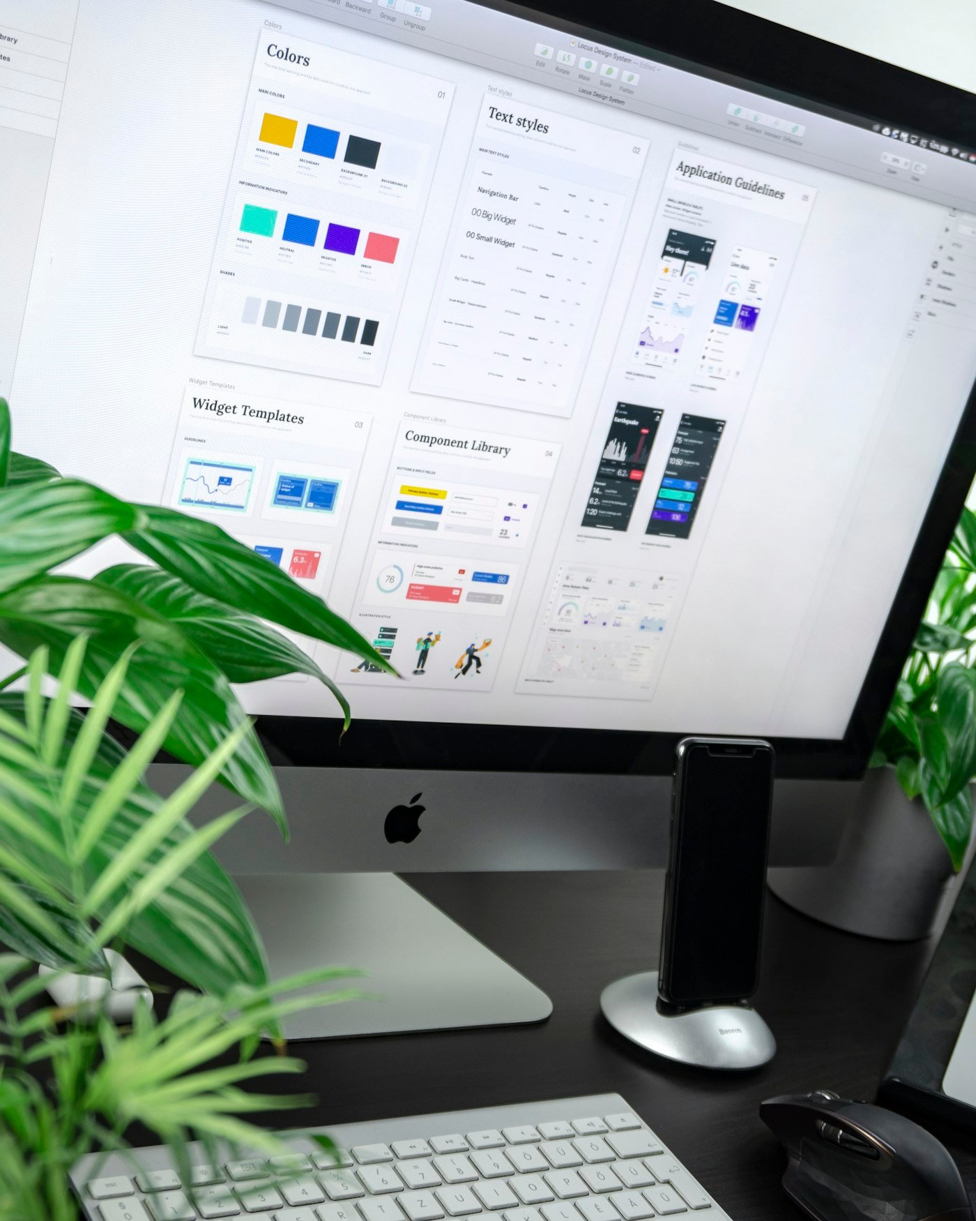 Design workspace where converting JPG logos to SVG matters